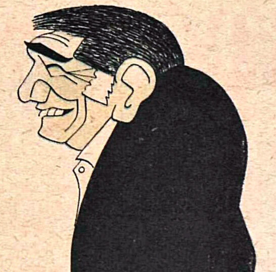 Автор М. Гандауров, Крокодил 1987 №1