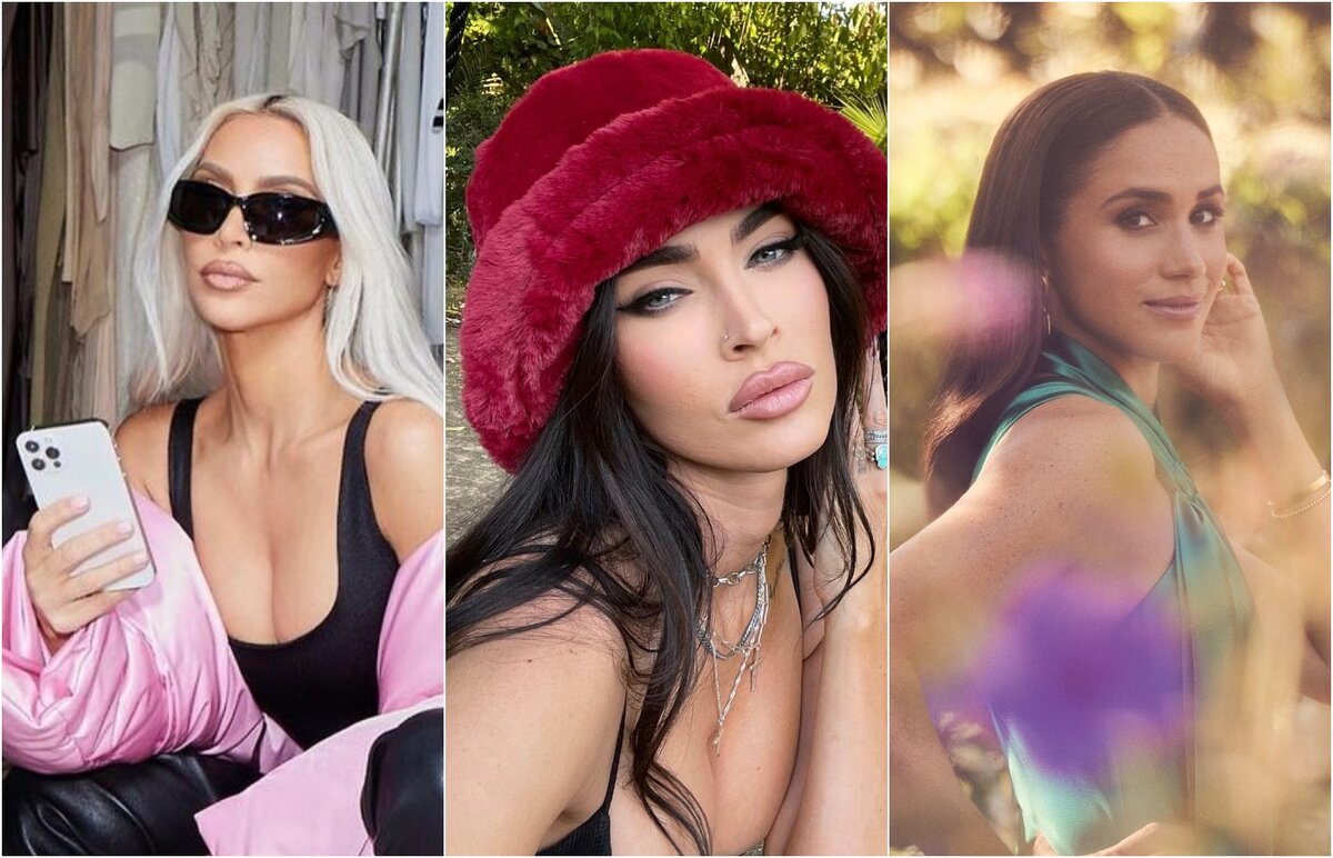 Ким Кардашьян, Меган Фокс, Меган Маркл