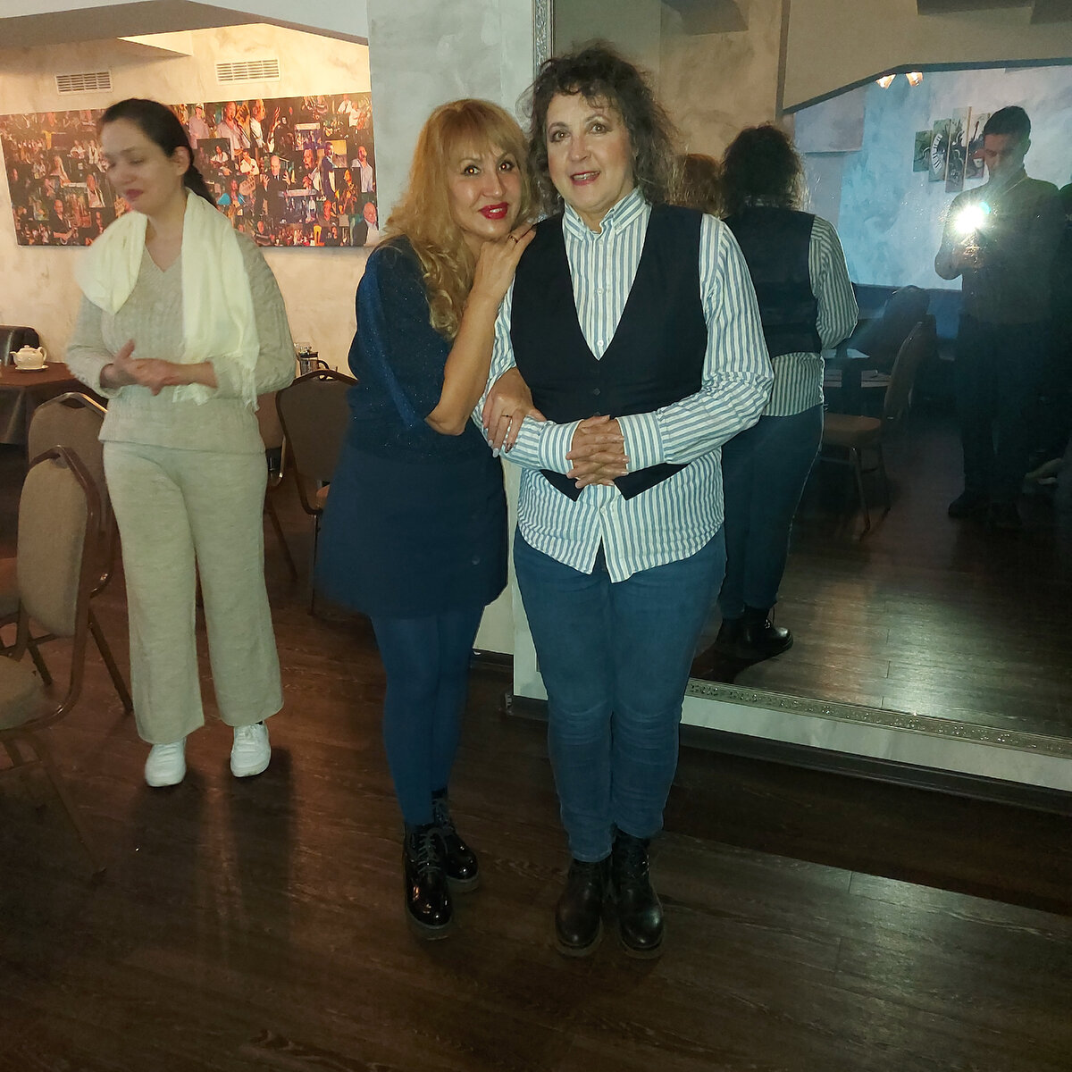 Из личного архива: я и Марина Капуро.