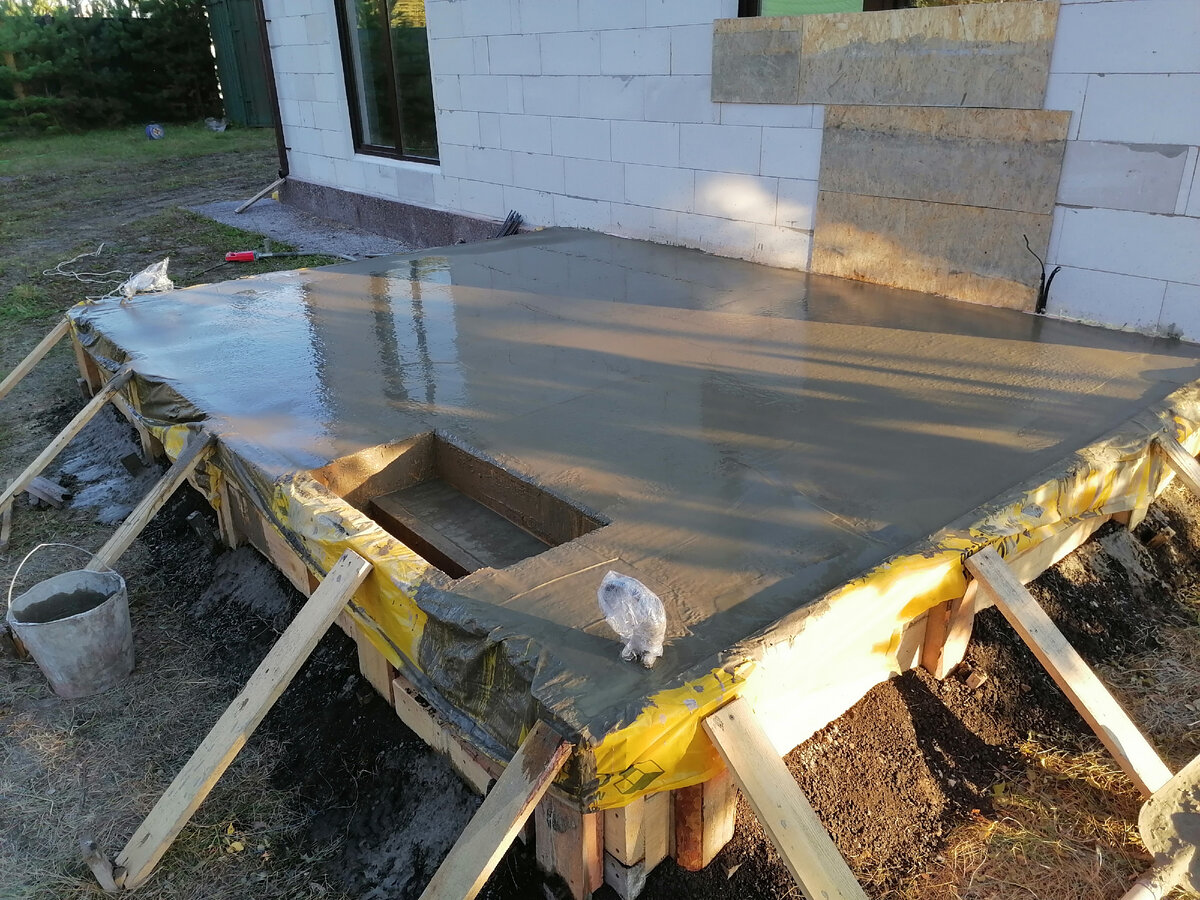 Как сделать внутренние ступени в монолитном крыльце или террасе. Сделал ...