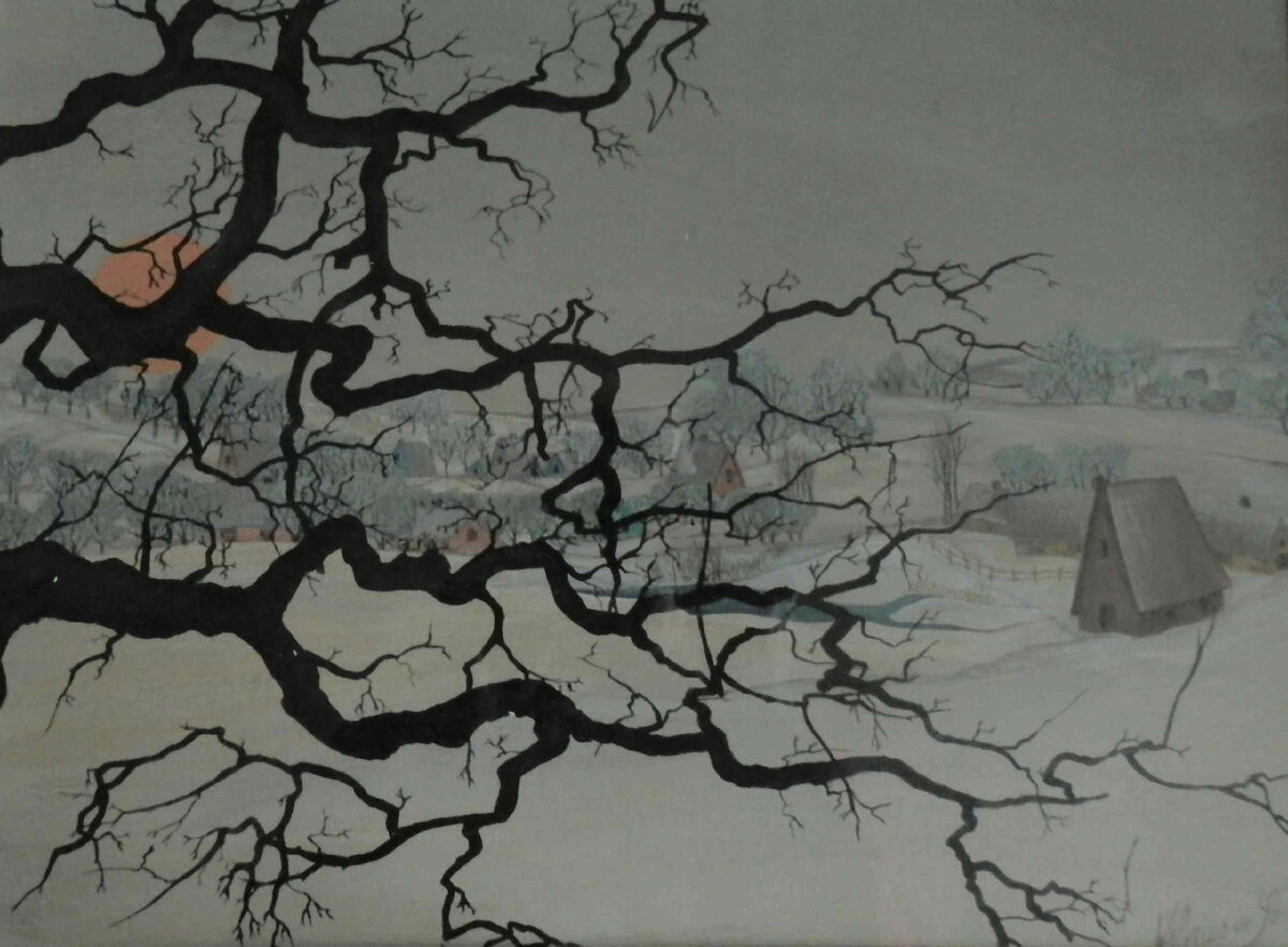 Валериус де Саделер (Valerius de Saedeleer).Фландрийский снег.