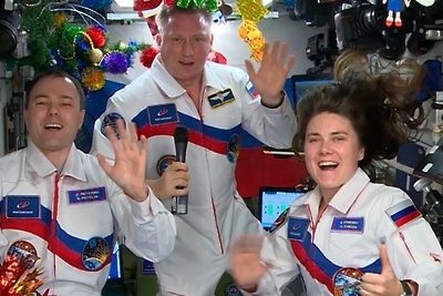    Экипаж МКС-68 ©Сайт «Роскосмоса»