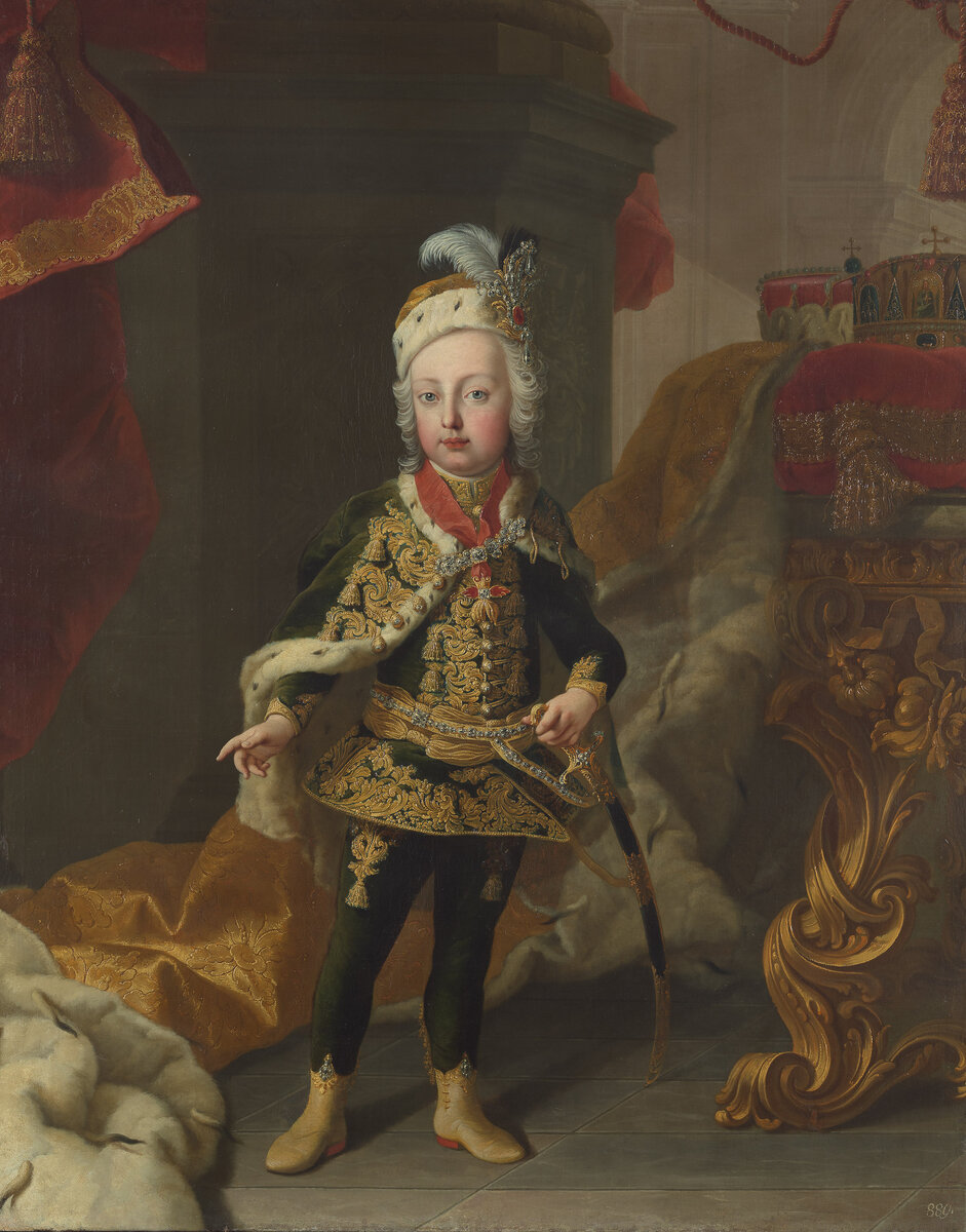 Неизвестный художник «Портрет императора Иосифа IIв детстве», около 1745 г.