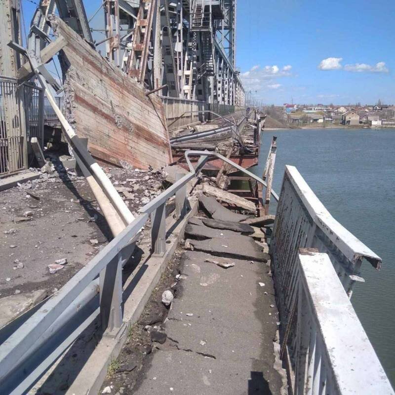 Мост в Затоке после калибровки.