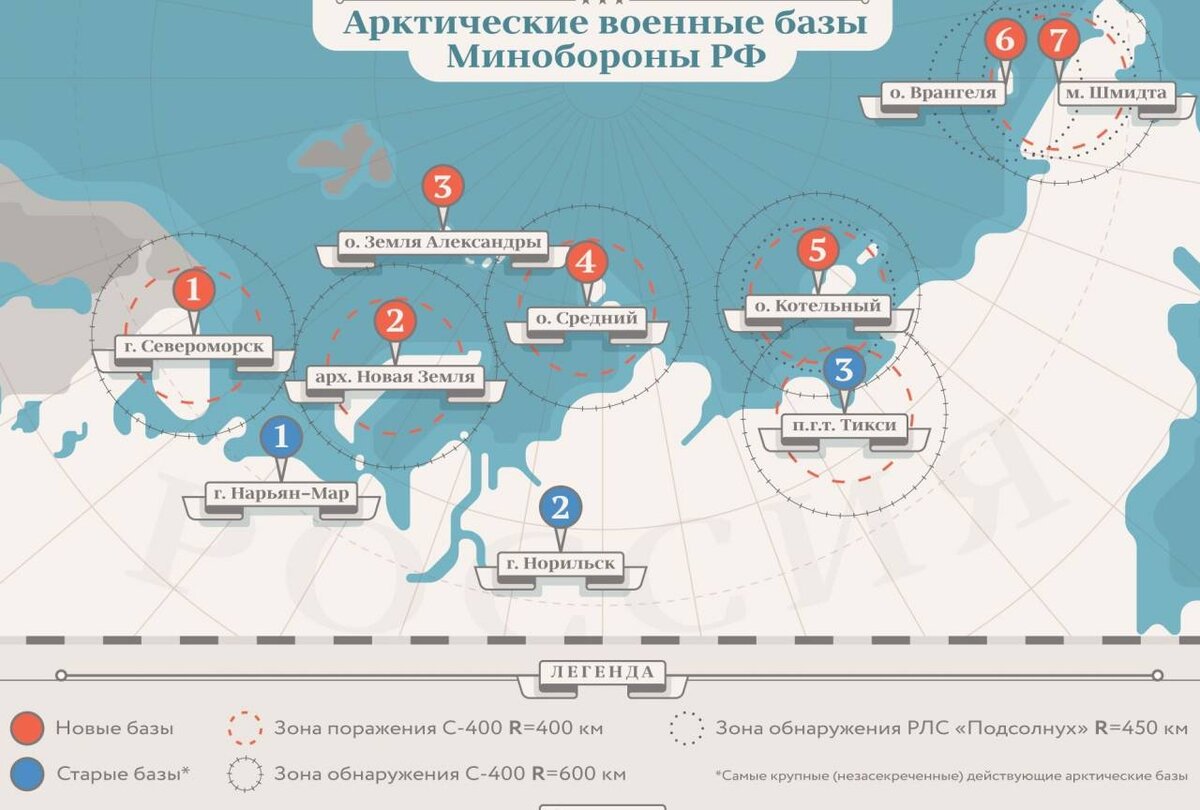 Карта стратегических объектов рф