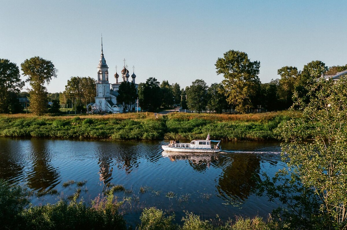 Река Вологда в городе Вологда