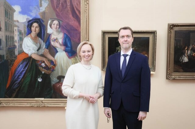    Анастасия Кистова и Аркадий Зинов. Фото: Министерство культуры Красноярского края