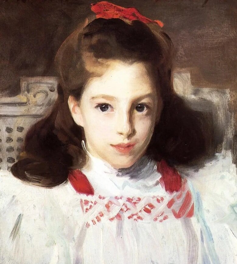 Портрет мисс Дороти Викерс 1884г, масло. 45.7×38.1 см