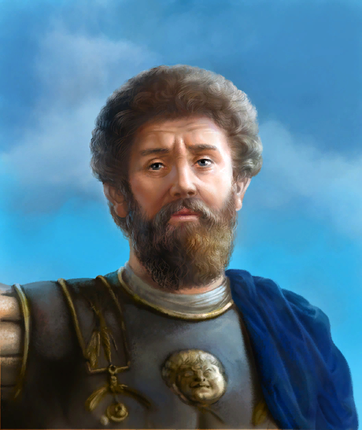 Марк Аврелий -римский император из из династии Антонинов. Родился 26 апреля 121 г., в Риме, Италия. Умер 17 марта 180 г.Философ, последователь учения греческого философа Эпиктета, представитель философского учения "стоицизма"