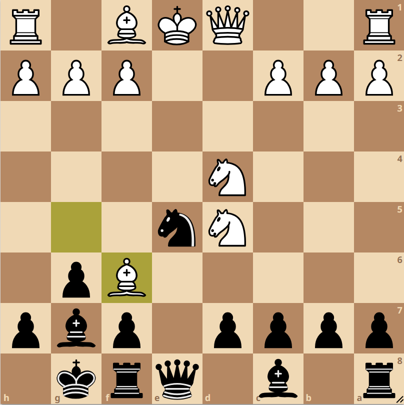 Ход чёрных. Мат в 1 ход