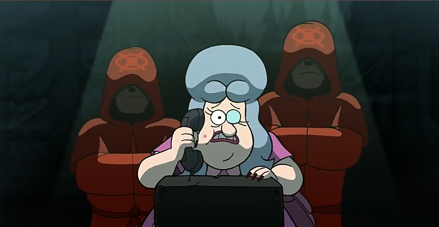 Общество слепого глаза в действии. Вдвоём на женщину! И ещё третий на подстраховке.