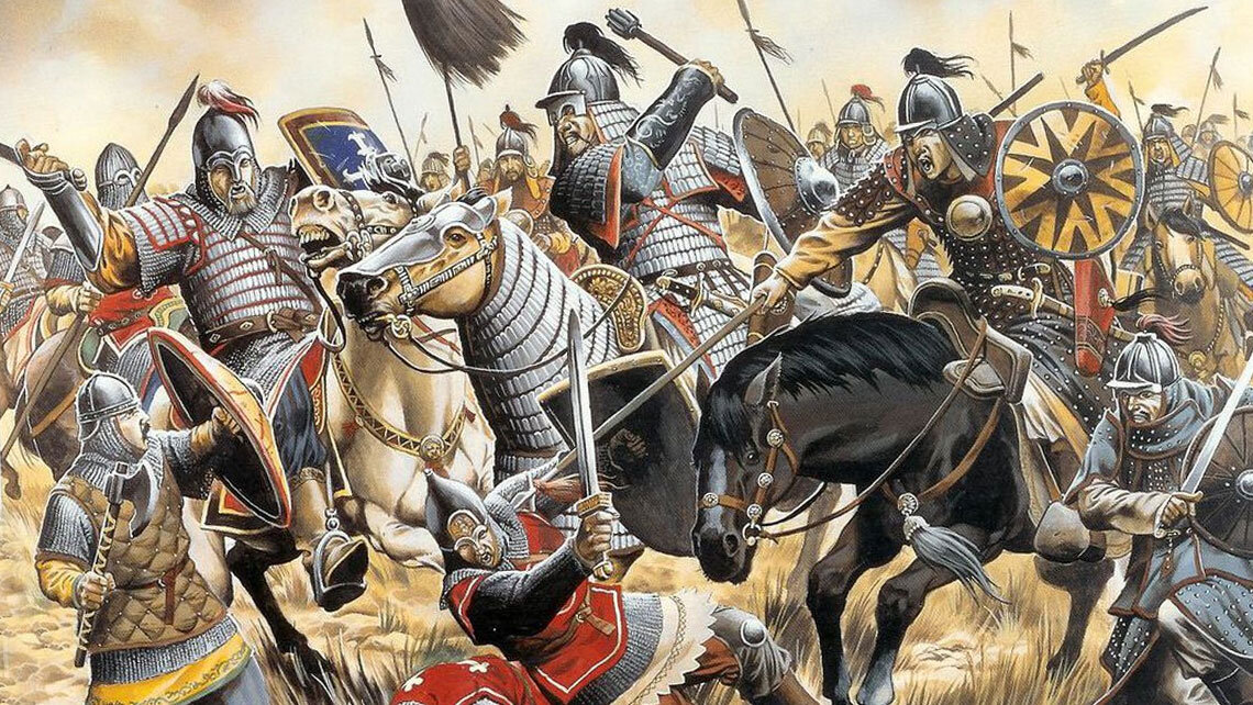 Битва при Коломне (фантазия  художника). Фото: https://armflot.ru