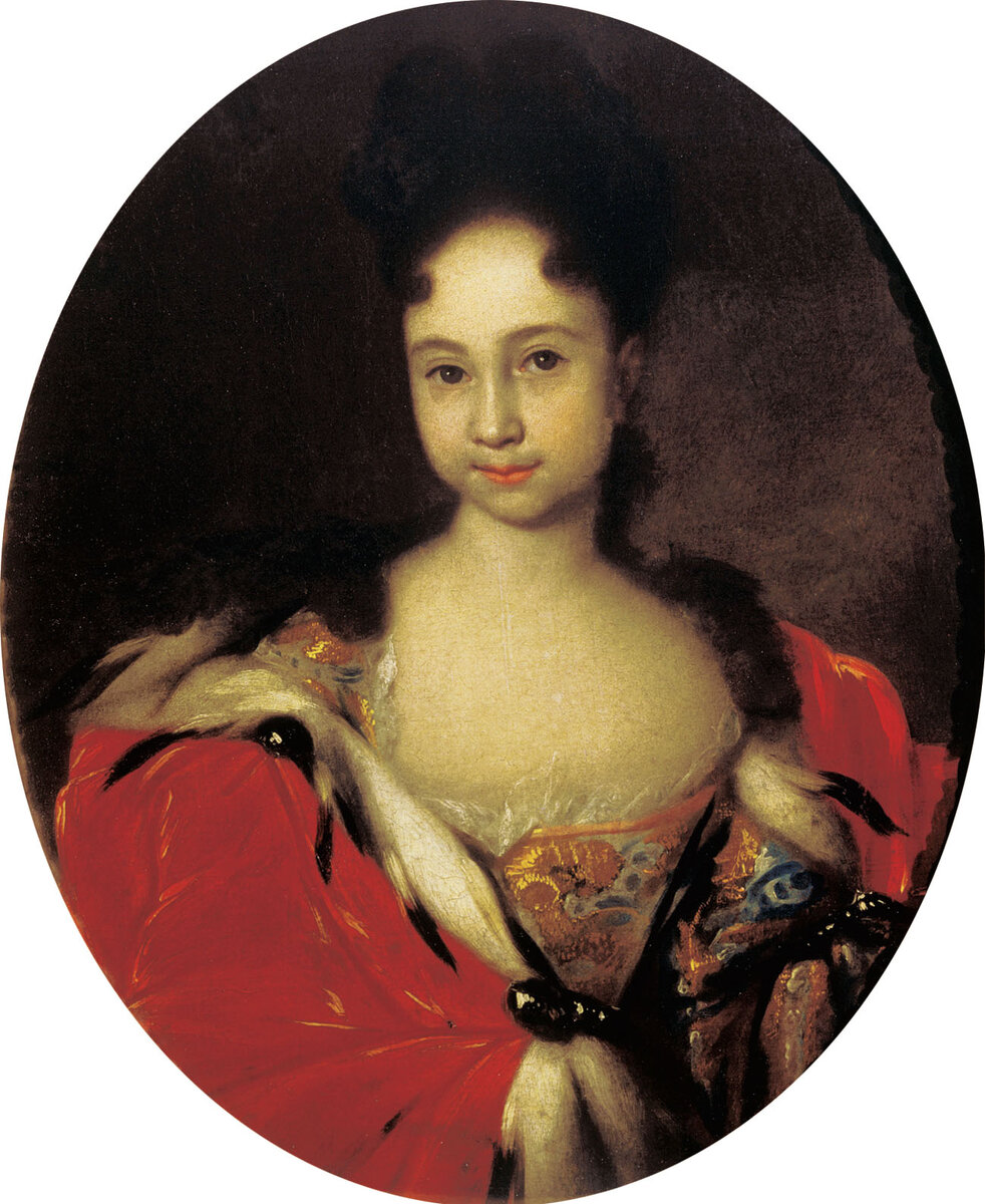 Портрет цесаревны Анны Петровны. Иван Никитич Никитин. Не позднее 1716. http://www.belygorod.ru/img2/RusskieKartinki/Used/0Nikitin_AnnaPetrovna.jpg                            ❉❉❉ Вы не поверите, но этой даме на портрете всего 6 лет! Так художник Иван Никитин изобразил девочку - любимую дочь Петра I  Анну.