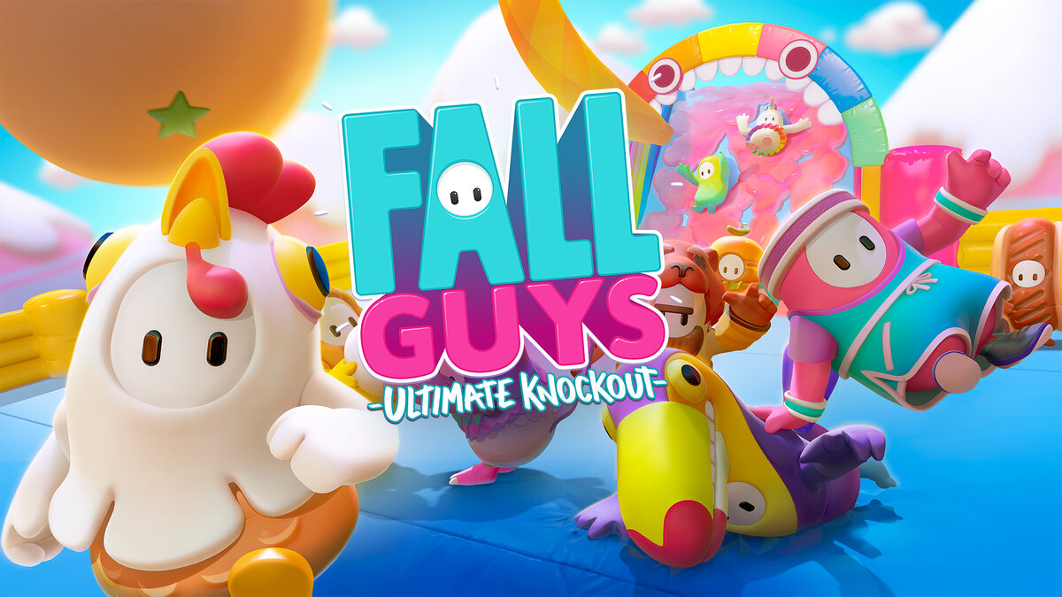 Fall Guys: очень веселая игра с мультяшной рисовкой, игра очень расслабляет 