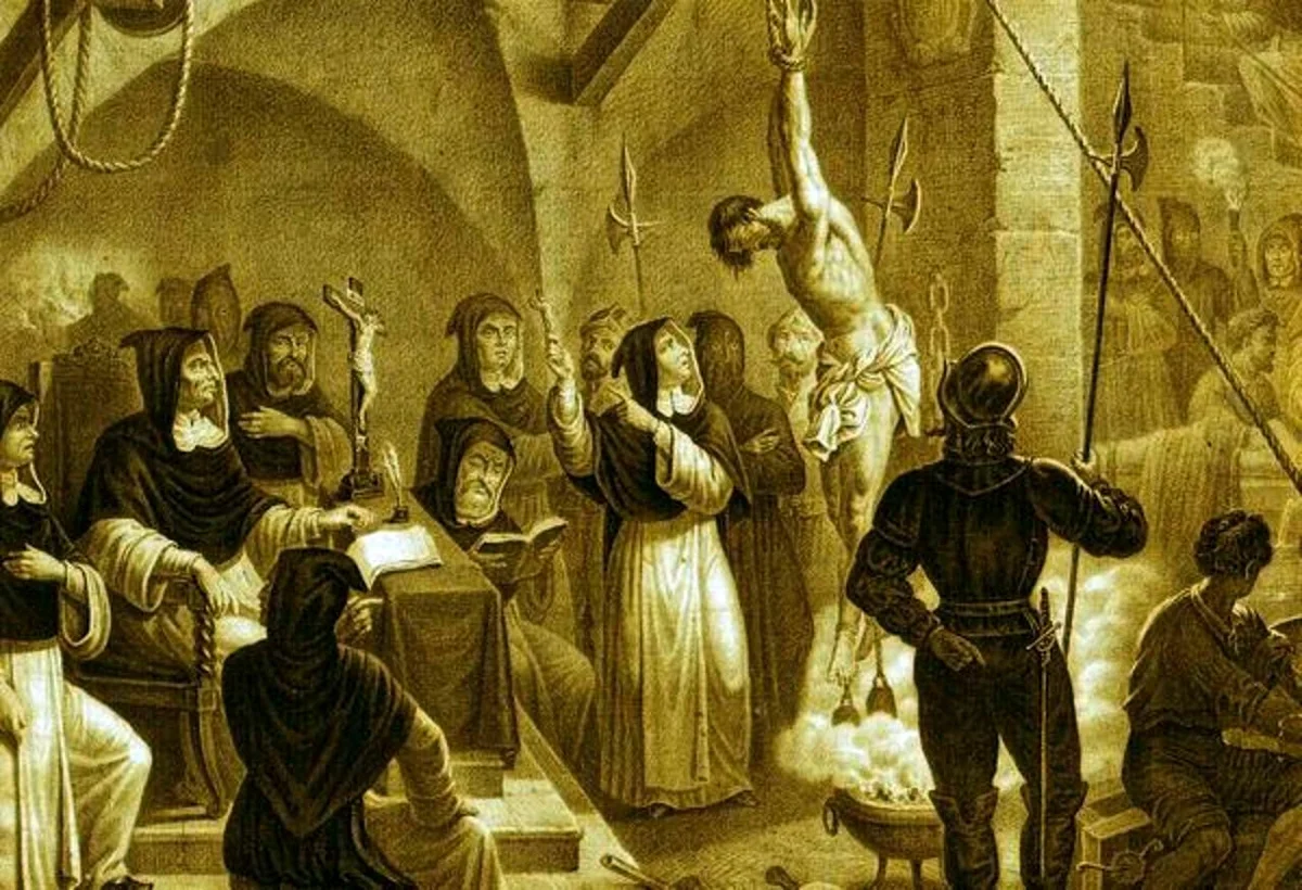 Допрос еретика святой инквизицией