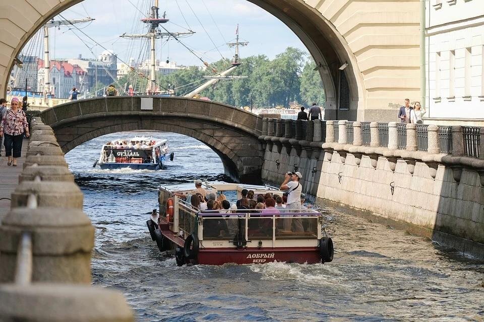 Яхты у Петропавловской крепости