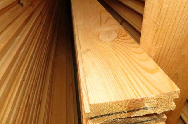 Шпунтованная доска из сосны