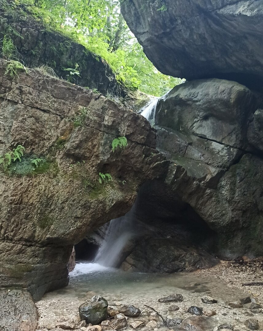 Куртатинское ущелье водопад