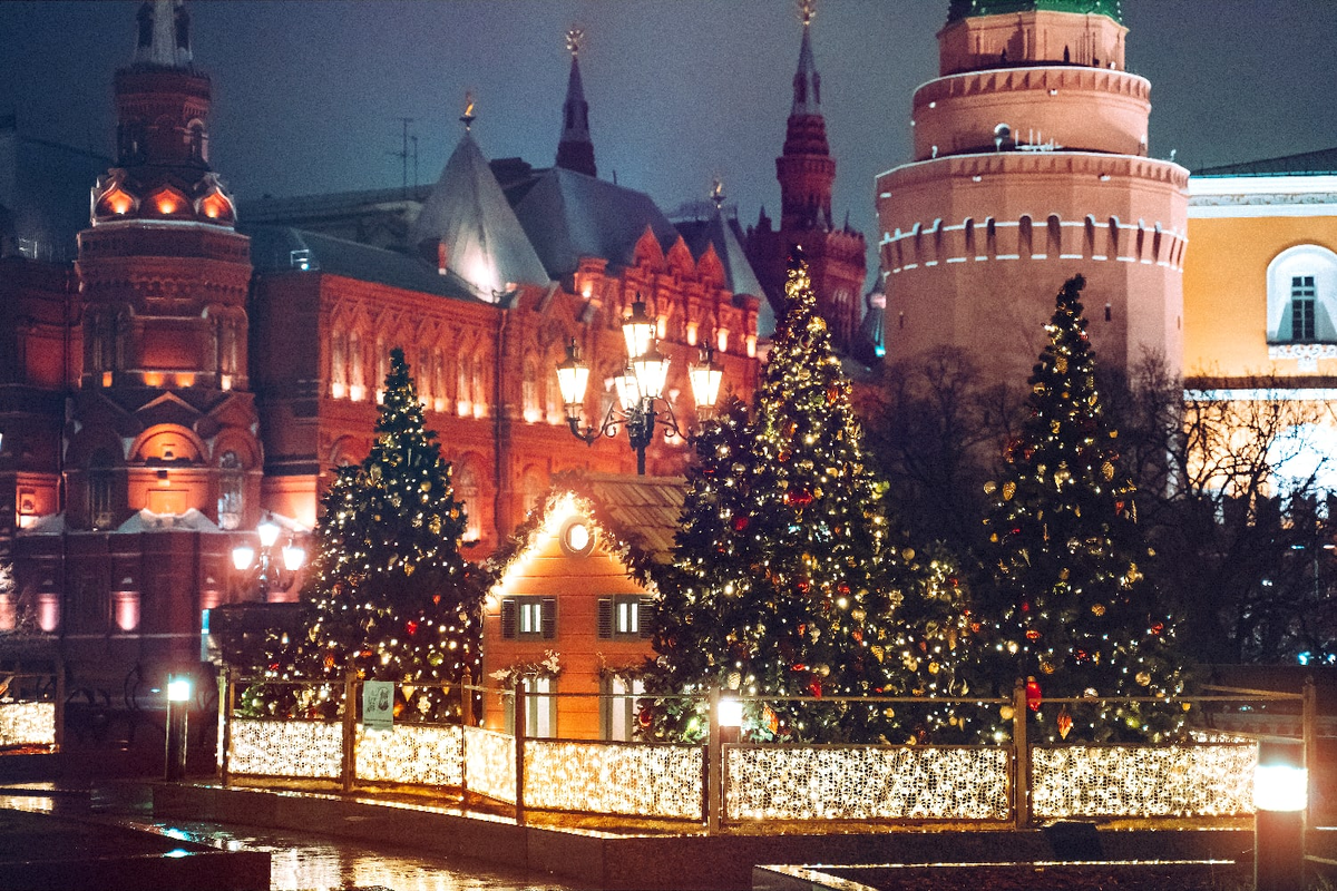 Манежная Площадь, зима 2019-2020