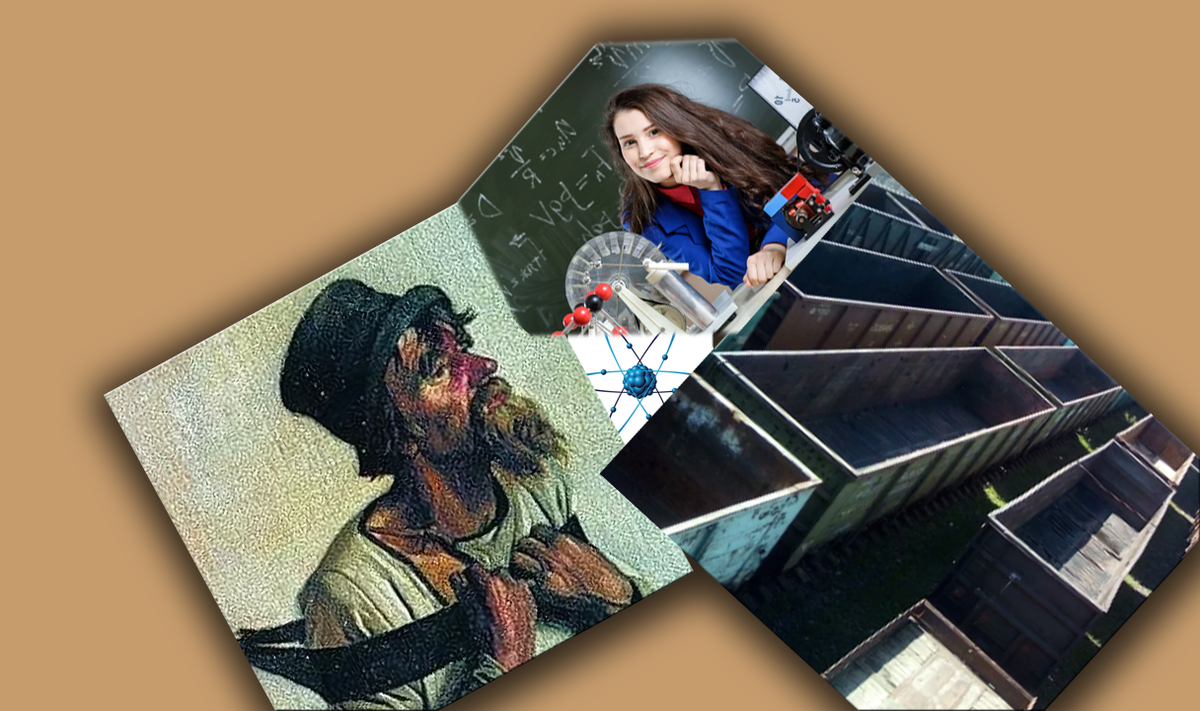 Стык "древнерусского" и законов Ньютона на уроках физики.