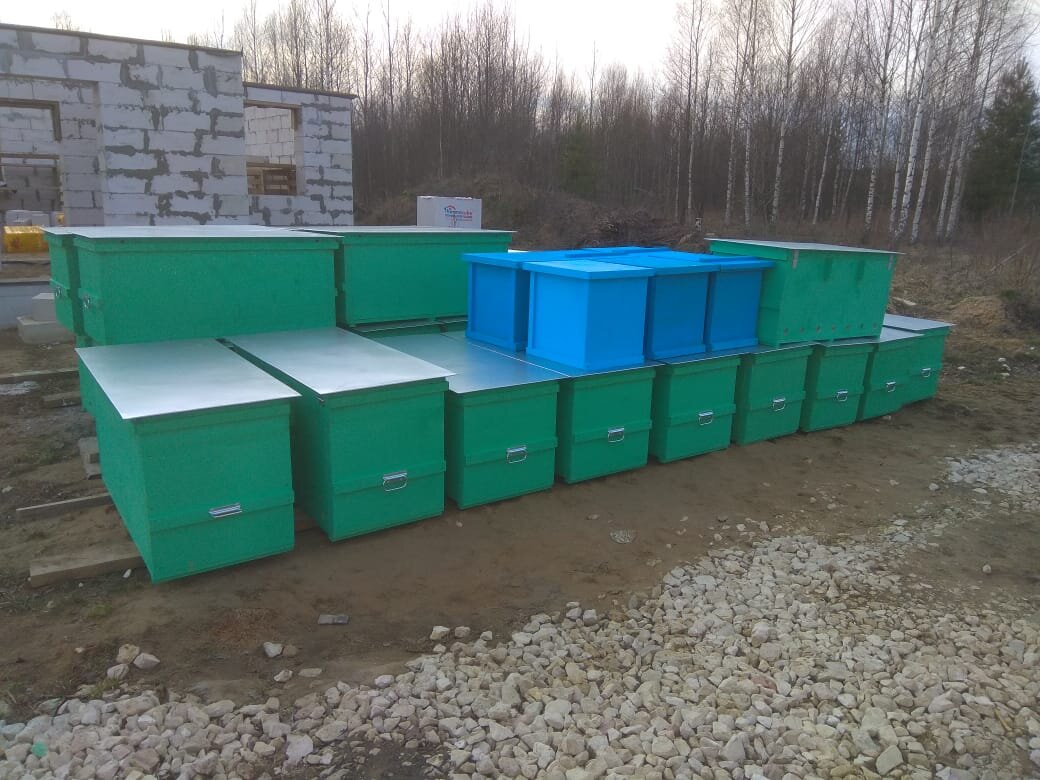 Готовые ульи для счастливых клиентов.