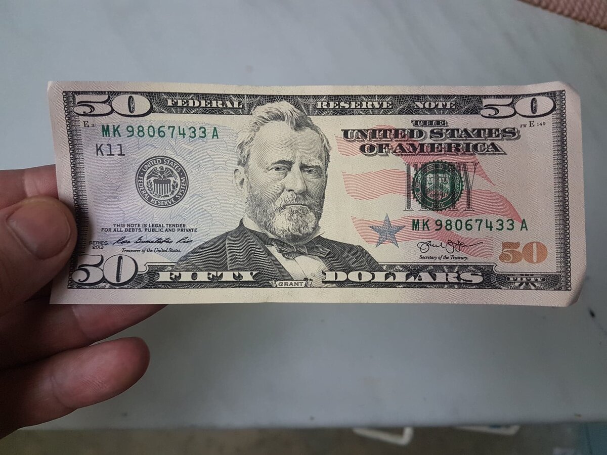 50 долларов сша нового образца