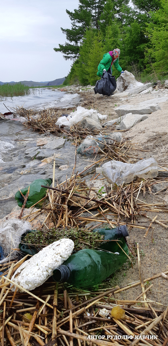 экология озера Байкала страдает от людского равнодушия. Забери с собой сой мусор!