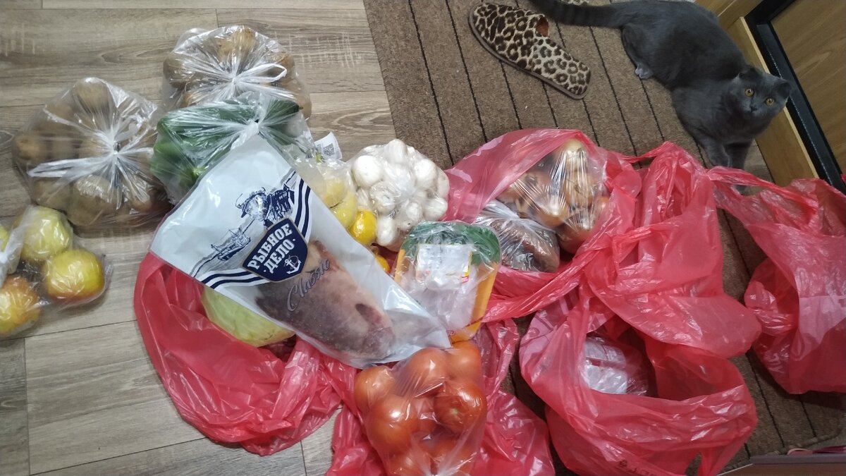 Встретили заказ из интернет магазина с котом