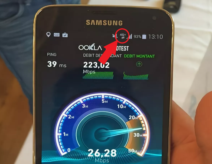 Почему значки 4G и 4G+ постоянно переключаются на смартфоне?