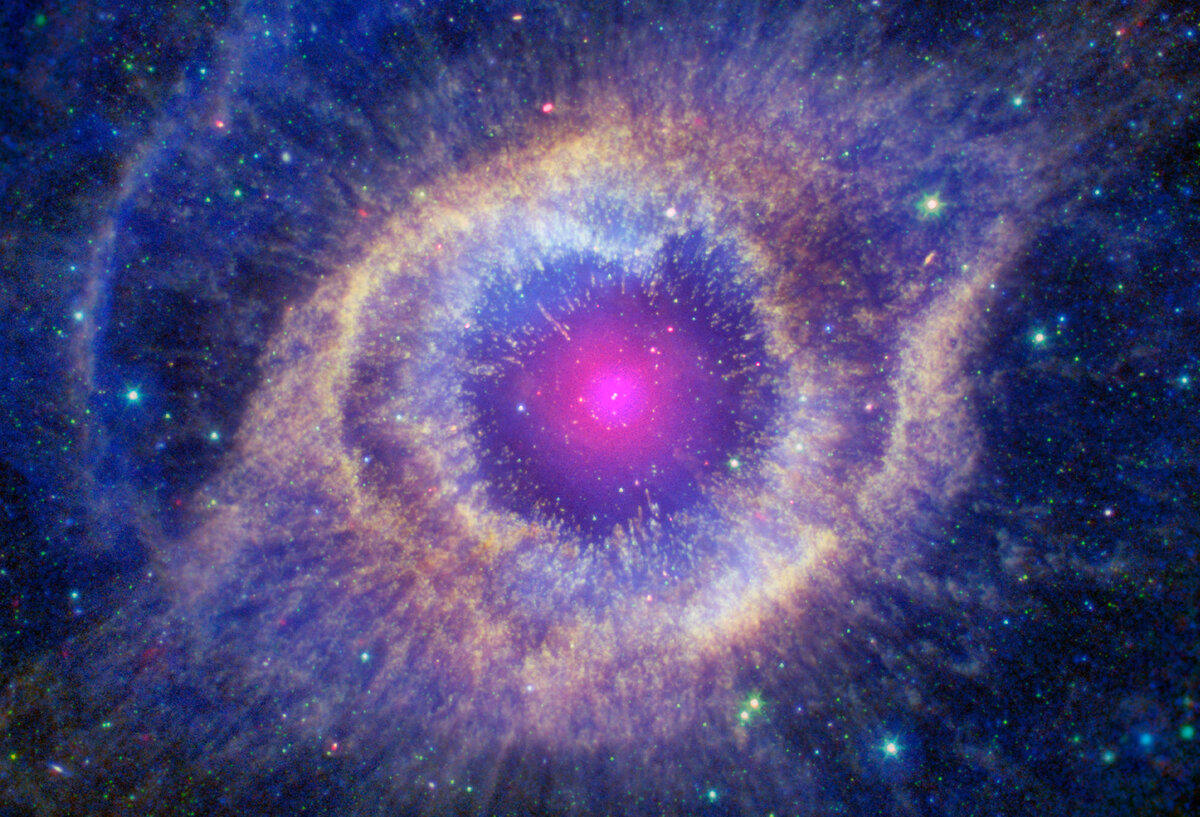 Спиральная планетарная туманность (NGC 5189)