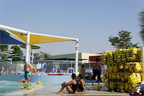 В жару аквапарк очень спасает