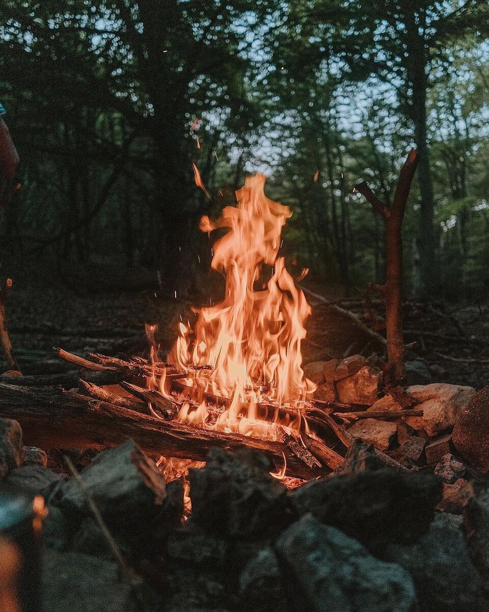 Вечерний костер