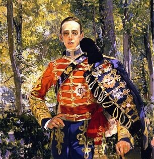 Альфонсо XIII в молодости, портрет Хоакина Соролья