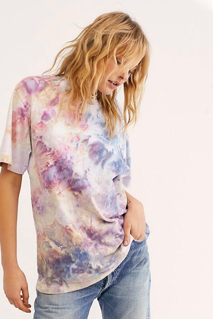 Галерея идей: современные образы с использованием принта тай-дай