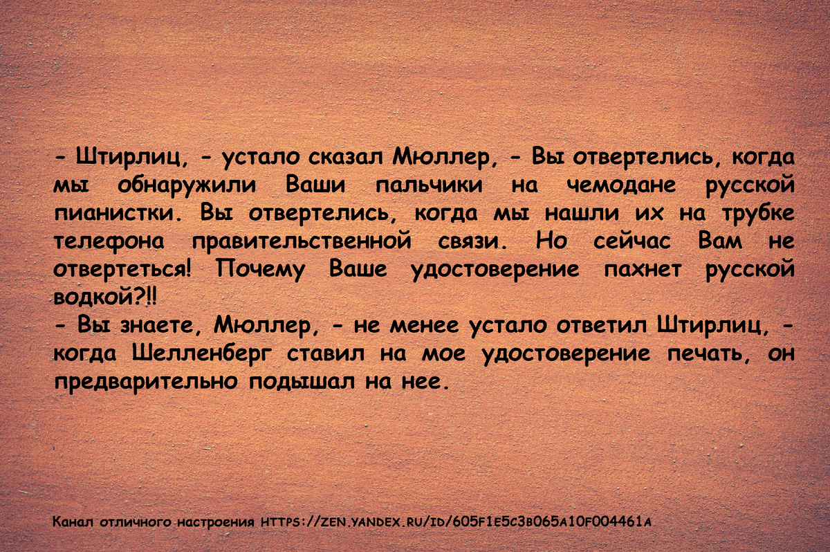 Анекдоты про Штирлица: только лучшее (часть 1) | Канал отличного  настроения! | Дзен