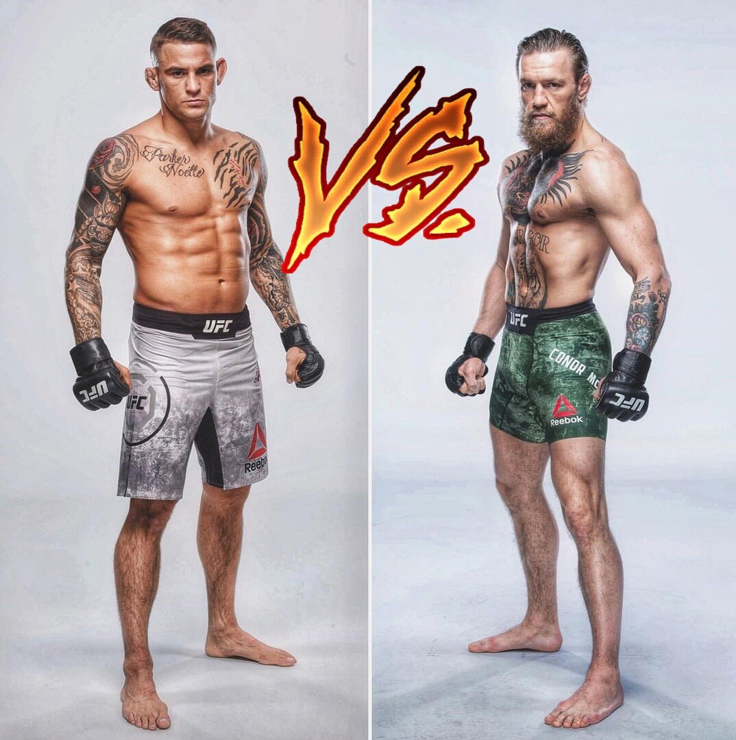 Дастин Порье VS Конор макгрегор на UFC264.