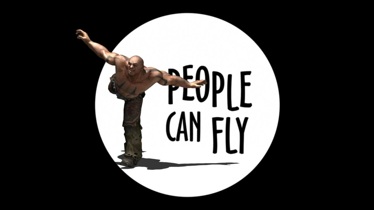 People can fly. People can Fly лого. People can Fly игры. People can Fly студия.