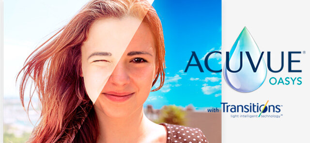 Линзы acuvue oasys with transitions. Контактные линзы Оазис транзишен. Acuvue Oasys with Transition ( 6 шт.). Мкл акувью фотохромные. Акувью транзишн Оазис на глазах.