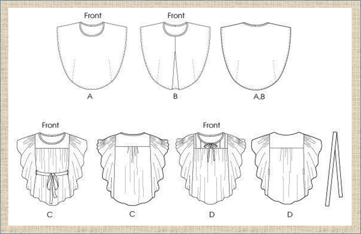 Простые выкройки блузок-туник-рубашек оверсайз с рукавом кимоно