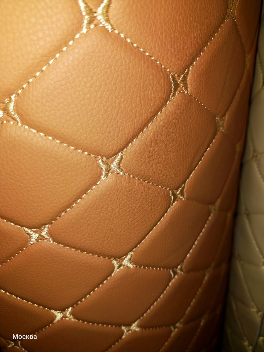 Экокожа ромб+бабочка