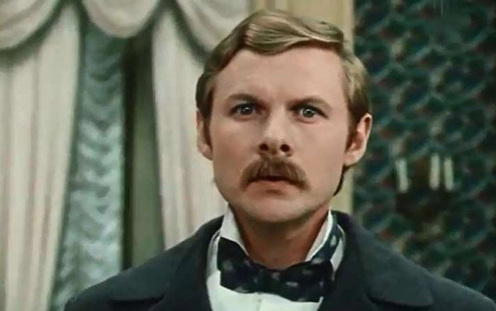 Виталий Соломин. Спектакль Свадьба Кречинского 1975г. Фото из сети. 