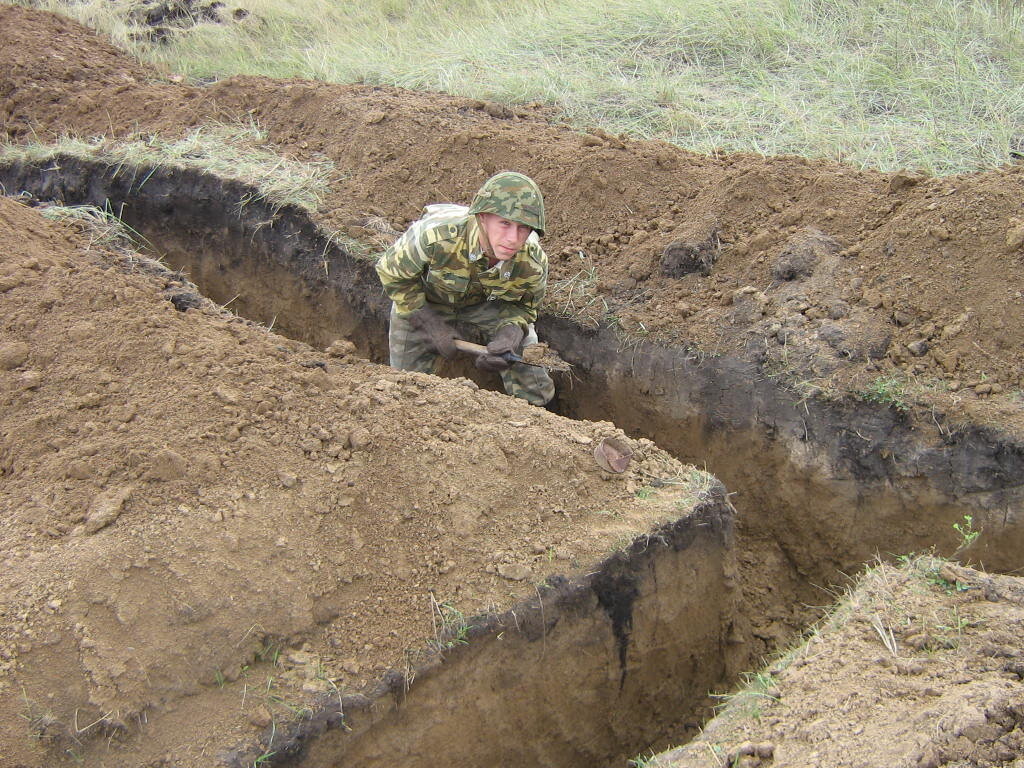 Военные окопы фото