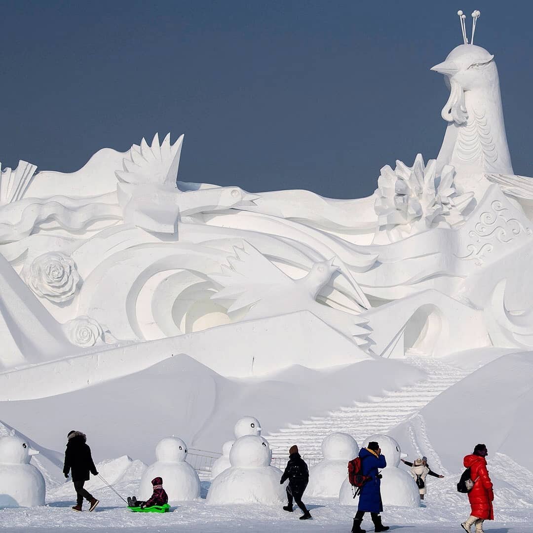 Ледяной городок в Харбине