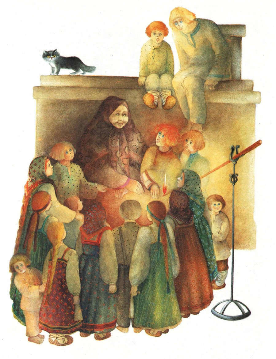 О. Кондакова. Серебряное блюдечко и наливное яблочко, 1990 год