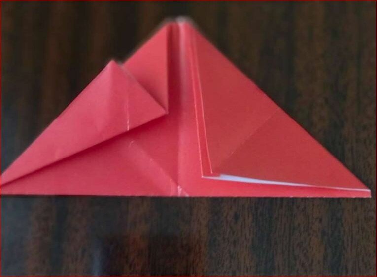 Этап изготовления объемного сердца своими руками ко Дню влюбленных