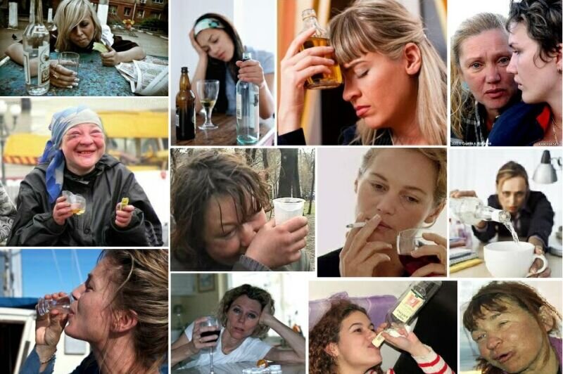 Фото спившихся женщин до и после фото россия с историями