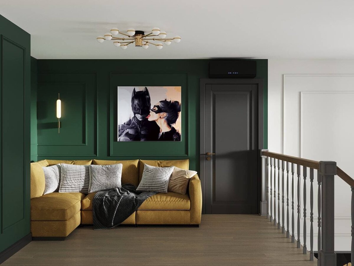 Роскошный зеленый- интерьерная краска Swiss Lake SL-2517 Pine Woods