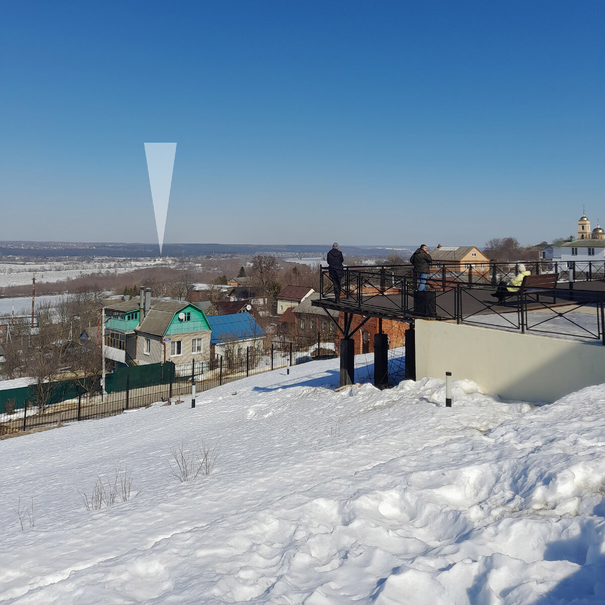 Кашира, смотровая площадка Никитского монастыря.