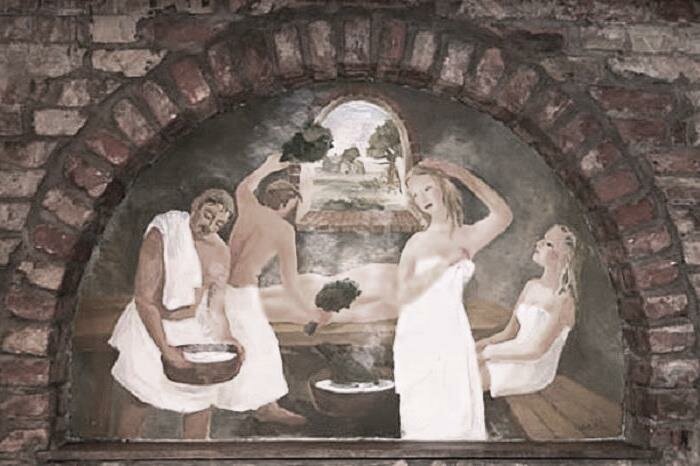 Общественные бани в старину