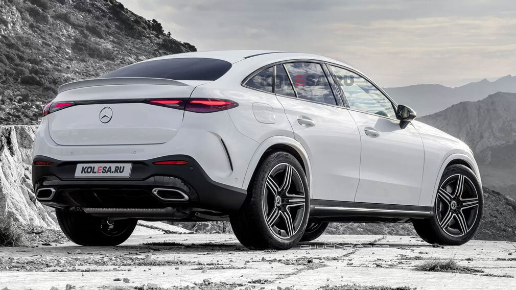 Рендер нового Mercedes-Benz GLC Coupe, фото: Колёса.ру